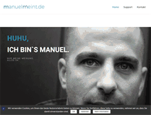 Tablet Screenshot of manuelmeint.de